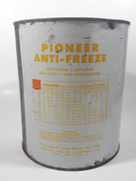 Rare Vintage Pioneer Grain Company Anti-Freeze Ethylene Glycol Base 1 Gal 4.55L 8 1/8" Tall Metal Coolant Can Regina Winnipeg Calgary