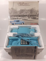 Vintage Telemania '57 Chevy Bel Air Car Shaped Blue Telephone Headlights Light Up and It Honk New in Box