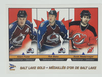 2002-03 McDonald's Pacific Prism Platinum Salt Lake Gold NHL Ice Hockey Trading Cards (Individual)