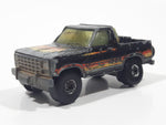 1982 Hot Wheels Ford Bronco Black Die Cast Toy Car SUV Vehicle Malaysia Busted Up