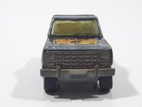 1982 Hot Wheels Ford Bronco Black Die Cast Toy Car SUV Vehicle Malaysia Busted Up