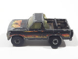 1982 Hot Wheels Ford Bronco Black Die Cast Toy Car SUV Vehicle Malaysia Busted Up