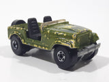 1989 Hot Wheels Automatic Color Racers Jeep CJ-7 Olive Green Die Cast Toy Car Vehicle