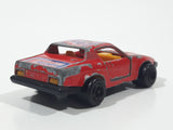 Vintage Majorette No. 202 Triumph TR7 Red 1:53 Scale Die Cast Toy Car Vehicle with Opening Doors