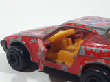Vintage Majorette No. 202 Triumph TR7 Red 1:53 Scale Die Cast Toy Car Vehicle with Opening Doors