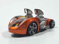 2006 Hot Wheels Big Blocks Twin Mill Hardnoze Metallic Orange Die Cast Toy Race Car Vehicle