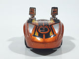 2006 Hot Wheels Big Blocks Twin Mill Hardnoze Metallic Orange Die Cast Toy Race Car Vehicle