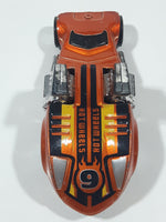 2006 Hot Wheels Big Blocks Twin Mill Hardnoze Metallic Orange Die Cast Toy Race Car Vehicle