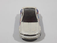 2005 Hot Wheels Robo Revenge Ford Mustang GT Concept White Die Cast Toy Car Vehicle