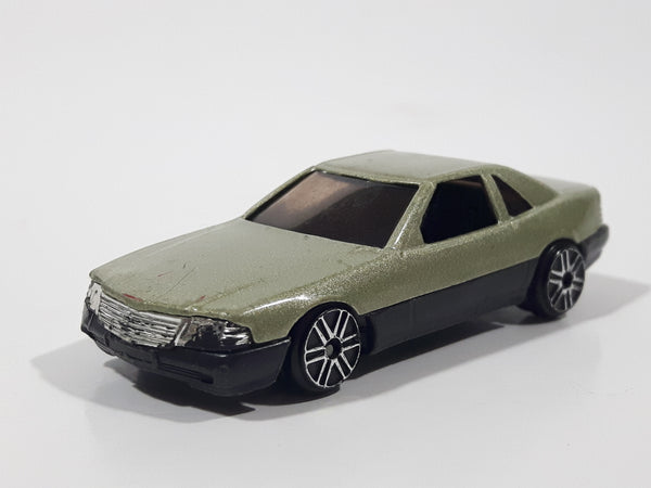 Yatming Road Tough No. 812 Mercedes-Benz SL 500 Light Olive Green Die Cast Toy Car Vehicle