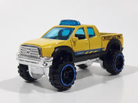 2012 Hot Wheels '10 Toyota Tundra Truck Yellow Die Cast Toy Car Vehicle