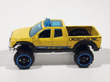 2012 Hot Wheels '10 Toyota Tundra Truck Yellow Die Cast Toy Car Vehicle