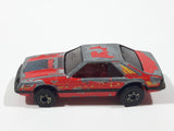 Vintage 1982 Hot Wheels The Hot Ones 1979 Ford Mustang Cobra Enamel Red Die Cast Toy Car Vehicle