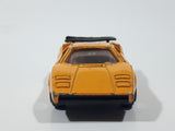 Vintage Zee Toys Dyna Wheels D51 Lamborghini Countach Yellow Die Cast Toy Car Vehicle