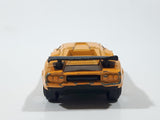 Vintage Zee Toys Dyna Wheels D51 Lamborghini Countach Yellow Die Cast Toy Car Vehicle