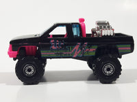 1991 Hot Wheels Nissan Hardbody Truck Black Die Cast Toy Car Vehicle