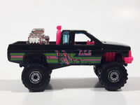 1991 Hot Wheels Nissan Hardbody Truck Black Die Cast Toy Car Vehicle