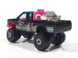 1991 Hot Wheels Nissan Hardbody Truck Black Die Cast Toy Car Vehicle