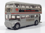 Vintage Corgi Toys London Transport Routemaster Double Decker Bus "See More London" "The Queen's Silver Jubilee London Celebrations 1977" Silver Grey 1/50 Scale Die Cast Toy Car Vehicle