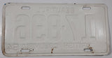1964 Beautiful British Columbia White with Light Blue Letters Vehicle License Plate 17 836