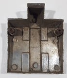Vintage International Harvester 4" x 3 1/4" Chrome Metal Tractor Emblem Badge 184121 R1