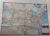 Vintage 1959 MCMLIX General Drafting Co. Rand McNally Interstate 95 District Of Columbia "sign of the future!" Road Map Portland Cement Association 33 West Grand Avenue Chicago 10, Illinois