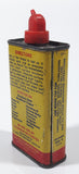 Vintage Relton Rapid Tap Cutting Fluid For Easier Faster Machining Yellow 4 Fl. Oz. 118 ml 4 7/8" Tall Tin Metal Container Empty