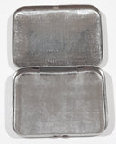 Vintage Bayer 12 Tablets Aspirin "Genuine" Small Pocket Size Tin Metal Hinged Pill Case EMPTY