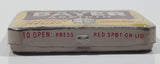 Vintage Bayer 12 Tablets Aspirin "Genuine" Fast Pain Relief 'Press Here' Small Pocket Size Tin Metal Hinged Pill Case EMPTY