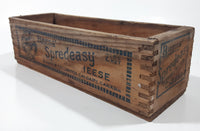 Antique Late 1800s Early 1900s Burn's & Co. Limited Burn's Spredeasy Cheese 2Lbs NET Wood Box Calgary, Canada