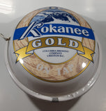 Vintage Columbia Brewery Kokanee Gold Beer On Tap 16" x 21" Double Sided Oval Shaped Light Up Bar Beer Store Sign