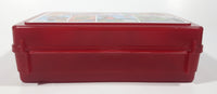 Vintage Whirley Disney's Cook'd Up Comics Goofy and Max Red Plastic Pencil Case