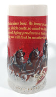 2013 Budweiser Holiday Stein Sights Of The Season 7" Tall Embossed Ceramic Beer Mug