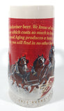 2013 Budweiser Holiday Stein Sights Of The Season 7" Tall Embossed Ceramic Beer Mug