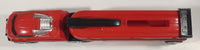 2002 Mattel Hot Wheels Semi Truck Auto Hauler Carrying Case Red 20 1/2" Long Plastic Die Cast Toy Car Vehicle