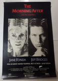 Rare Original Vintage 1986 The Morning After ...can be murder. 27" x 40" Movie Theater Advertising Display Poster