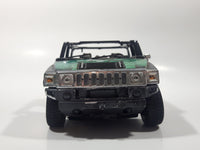 Maisto Marvel Comics The Incredible Hulk Hummer H2 Black 1/27 Scale Die Cast Toy Car Vehicle with Opening Doors Missing Parts