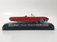 Solido Sixties 4517 1961 Ford Thunderbird Convertible Red 4 3/4" Long Die Cast Toy Car Vehicle with Opening Hood in Display Case