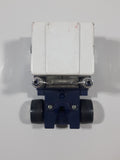 Vintage 1970s Tonka Semi Tractor Truck and Trailer White 8" Long Pressed Steel and Plastic Die Cast Toy Car Vehicle Made in Japan