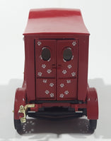 National Motor Mint Ford Model T Dog Pound Express Who Let the Dogs Out? Red Die Cast Toy Car Vehicle with Opening Rear Doors and Two Dog Figures