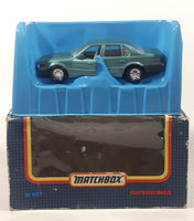 1992 Matchbox Super Kings K147 BMW 750il Teal Green Blue 1/43 Scale Die Cast Toy Car Vehicle with Opening Doors and Hood New with Box