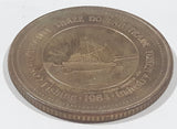 Vintage 1984 Port Hardy British Columbia Filomi Days Commemorative Three Dollar Trade Token Fishing Industry Metal Coin