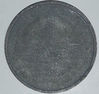 Vintage House of Commons Ottawa Canada 1891 John J.C. Abbot Metal Coin