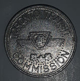 Vintage 1954 TTC Toronto Transit Commission Metal Coin Token