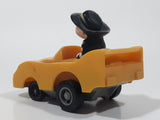 1988 McDonald's Turbo Macs The Hamburglar Yellow Toy Pull Back Friction Motorized Plastic Toy Car Vehicle - Happy Meals