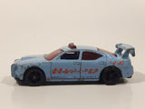 2014 Hot Wheels HW City Dodge Charger Drift Police HWPD Light Blue Die Cast Toy Car Vehicle