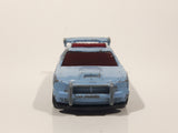 2014 Hot Wheels HW City Dodge Charger Drift Police HWPD Light Blue Die Cast Toy Car Vehicle