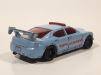 2014 Hot Wheels HW City Dodge Charger Drift Police HWPD Light Blue Die Cast Toy Car Vehicle