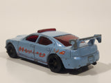 2014 Hot Wheels HW City Dodge Charger Drift Police HWPD Light Blue Die Cast Toy Car Vehicle