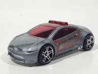 2008 Hot Wheels Top Speed GT Mitsubishi Eclipse Concept Official Pace Car Pearl Grey Die Cast Toy Race Car Vehicle